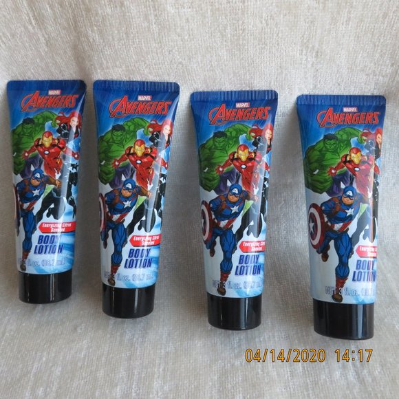 Marvel Avengers Kids Citrus Scent lotion - 4 pack - Picture 1 of 8